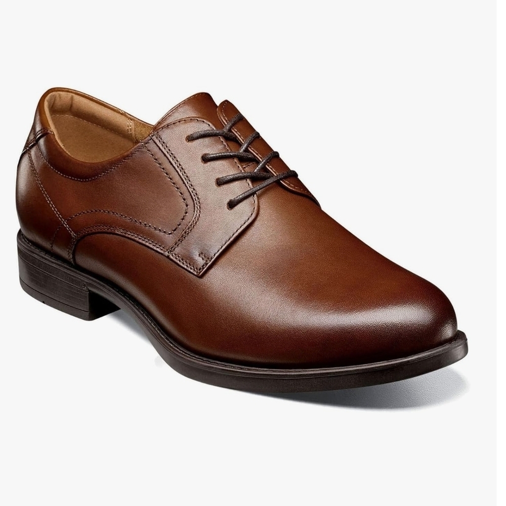 Classic Brown Leather Men's Dress Shoes